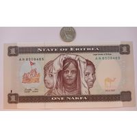 Werty71 Эритрея 1 накфа 1997 UNC банкнота