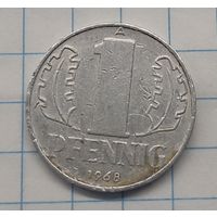 ГДР 1 пфенниг 1968г.А km8.1
