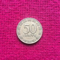 Литва 50 центов 1997 г.
