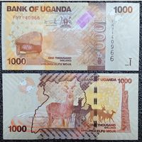 1000 шиллингов Уганда 2022 г. UNC