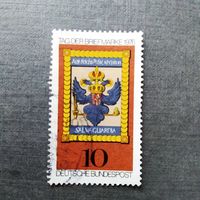 Марка Германия 1976 год Герб