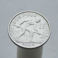 Люксембург 1 франк 1924
