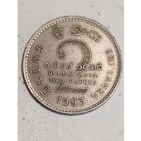 Шри-Ланка 2 рупии 1993 года .