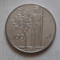 100 лир 1977 г. Италия