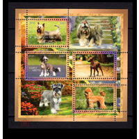 Серия блоков  фауна собаки MNH