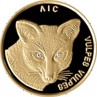 Лиса 50 рублей 2002 золото