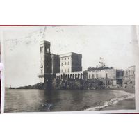 Старинная открытка Genova Castello Raggio 1930-е годы печать Narciarskie mistrzostwa swiata 1939 Zakopanie