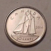 10 центов, Канада 2014 г., АU