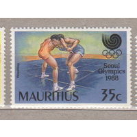 Спорт Олимпийские игры - Сеул, Южная Корея Маврикий 1988 год  лот 16  ЧИСТАЯ