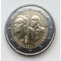 Люксембург. 2 евро 2017. 200 лет со дня рождения Виллема III. UNC
