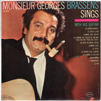 LP Georges Brassens 'Monsieur Georges Brassens Sings with His Guitar'