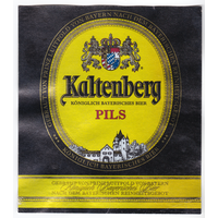 Этикетка пиво Kaltenberg Европа б/у П073