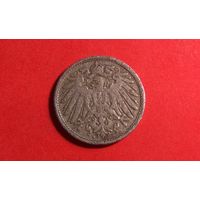 10 пфеннигов 1901 D. Германия. Нечастая!