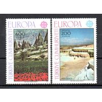 Европа Виды Турция 1977 год серия из 2-х марок