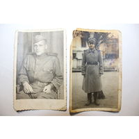 2 фотографии сержантов 1945 года, размер 14*9 см.