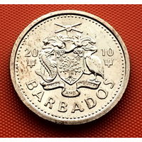 114-25 Барбадос, 1 цент 2010 г.