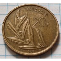 Бельгия 20 франков, 1982  BELGIE   ( 2-12-2 )