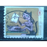 Бельгия 2007 Праздник марки, комикс, угловая марка в буклете