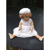 Кукла антикварная 19 век папье Маше. Высота 70 см!. Редкость! Аукцион!
