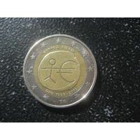 2 евро Кипр 10 лет безналичному евро человечек