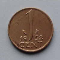 Нидерланды 1 цент. 1952