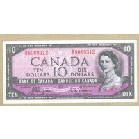 КАНАДА 10 долларов 1954 КОПИЯ С ВЗ