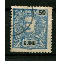 Португальские колонии - Гвинея - 1898 - Король Карлуш I 50R - [Mi.44] - 1 марка. Гашеная.  (Лот 106BC)
