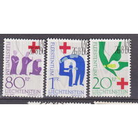 Медицина 100-летие Международного Красного Креста Лихтенштейн 1963 год Лот 55  около 30 % от каталога по курсу 3 р ПОЛНАЯ СЕРИЯ