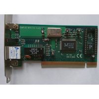 ACORP RTL8139 сетевая карта PCI 10/100 bootROM-панель