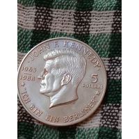 Ниуэ 5 долларов 1988 Кеннеди