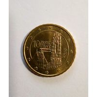 Австрия 10 евроцентов 2010 г AU