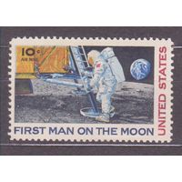 США 1969 Космос Первый человек на Луне Астронавт сер1мар** Mi # 990//2