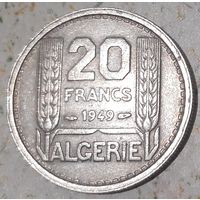 Алжир 20 франков, 1949 (4-7-1(в))