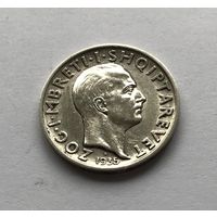 Албания 1 франг ар 1935 - серебро