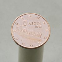 Греция 5 евроцентов 2002
