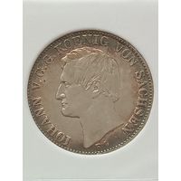 SACHSEN 1 Vereinsthaler 1859 F