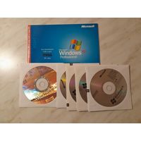 Установочный диск Windows XP SP2 (оригинал) + 4 диска языковых пакетов
