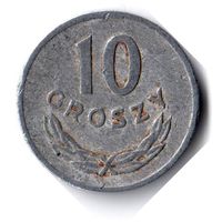 Польша. 10 грошей. 1969 г.