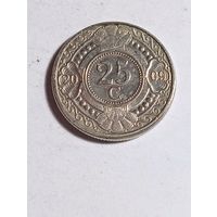 Антилы 25 центов 2009 года