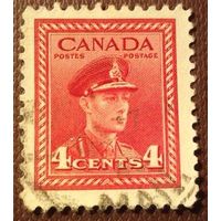 Канада 1942.Король Георг VI. Стандарт. Марка из сери