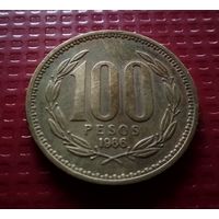 Чили 100 песо 1986 г. #30803