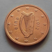 1 евроцент, Ирландия 2012 г., AU