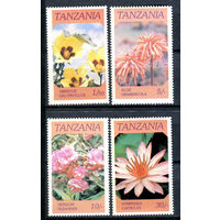Танзания - 1986г. - Цветы - полная серия, MNH [Mi 324-327] - 4 марки