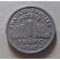 1 франк, Франция 1942 г.