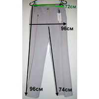 Брюки светлые серые, новые, р.44-46, классика