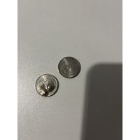 Монета 1 рубль, вздутие покрытия