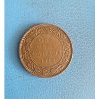 Канада 1 цент 1913 год