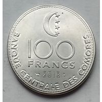 Коморские острова (Коморы) 100 франков 2013 г.