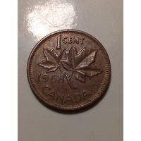 1 цент Канада 1968