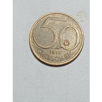 Австрия 50 грошей 1975 года .